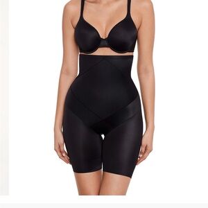 Miraclesuit Black High-Waist Shaping Shorts